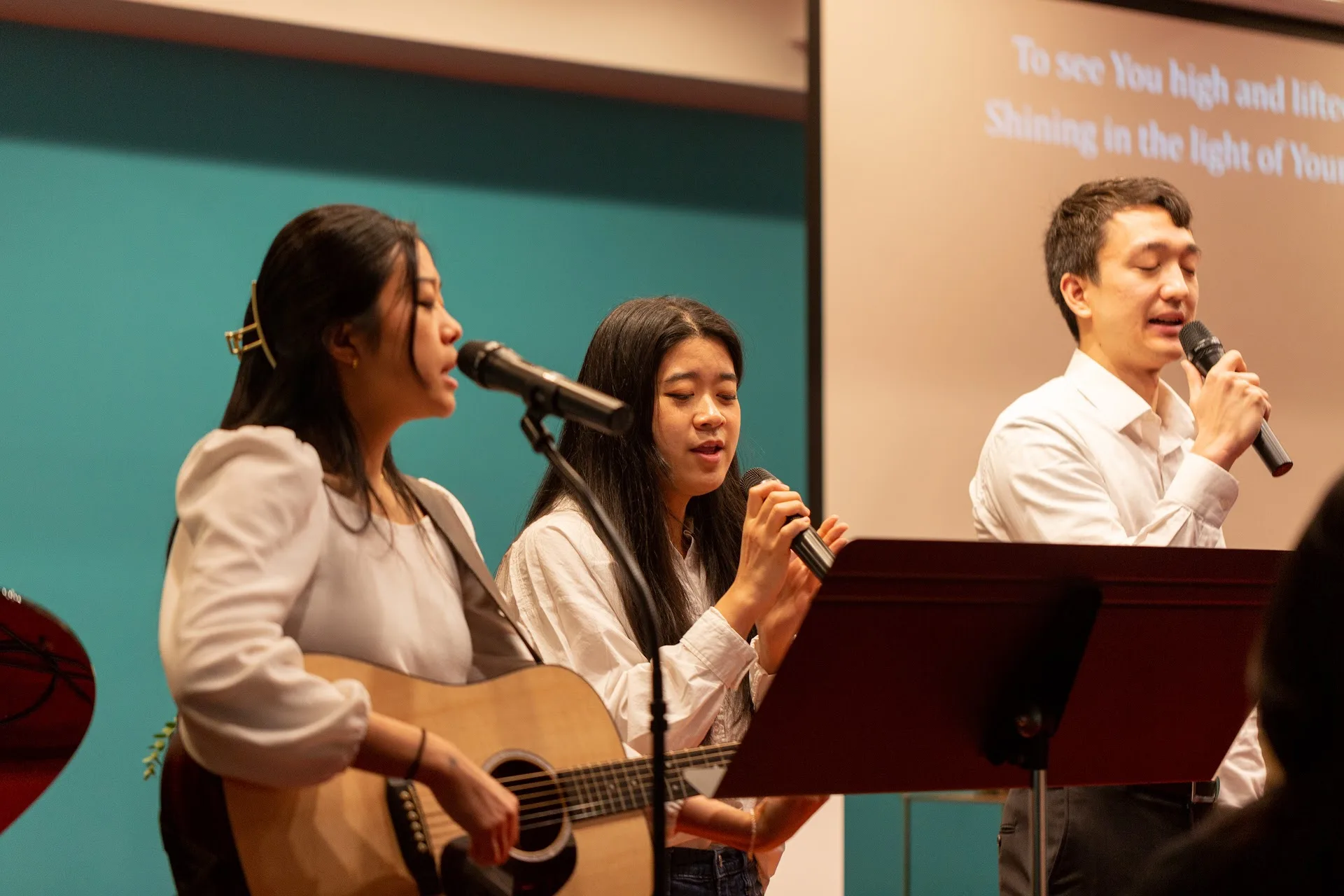Sunday worship service