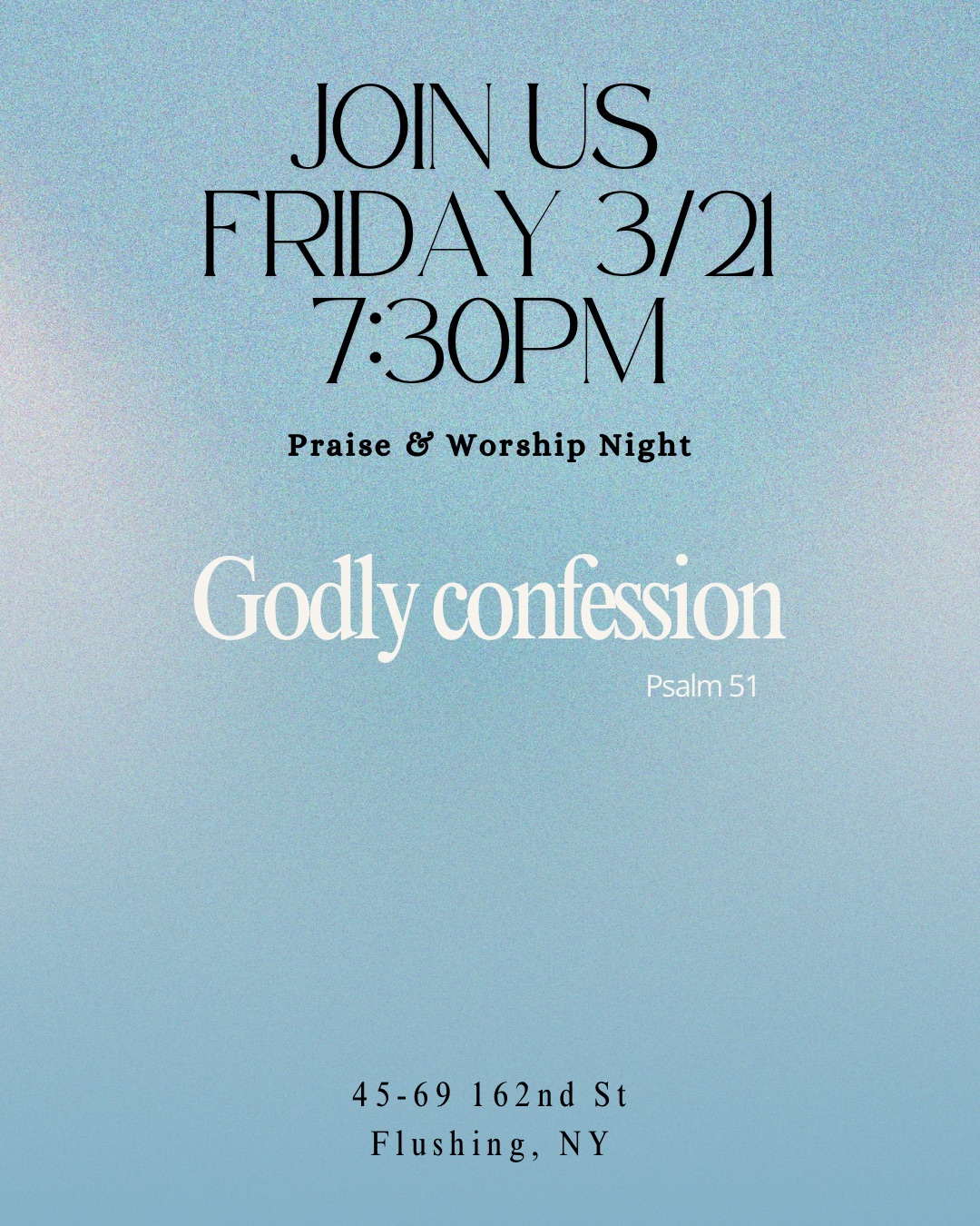 Young Adult Praise & Worship Night