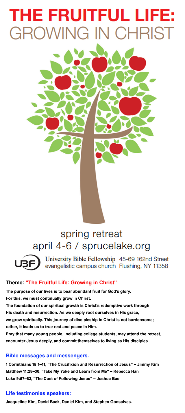 2025 Easter Spring Retreat